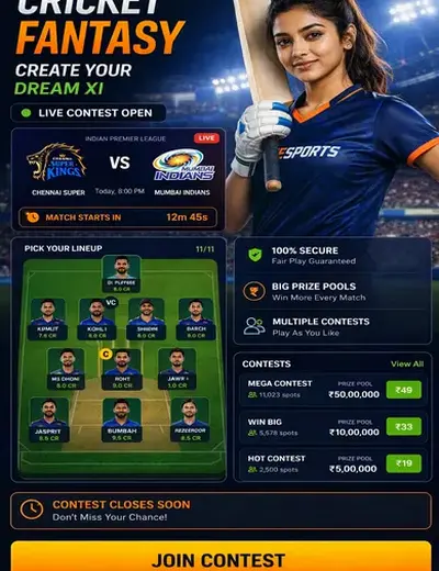 Iplscoreguru (ipl score guru) fantasy cricket & matchday visual 3